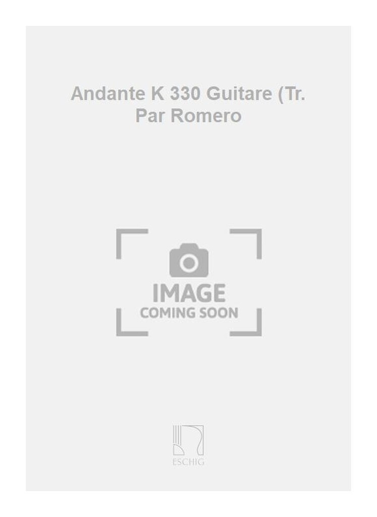 Andante K 330 Guitare (Tr. Par Romero